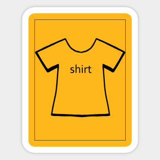 Shirtshirt Sticker